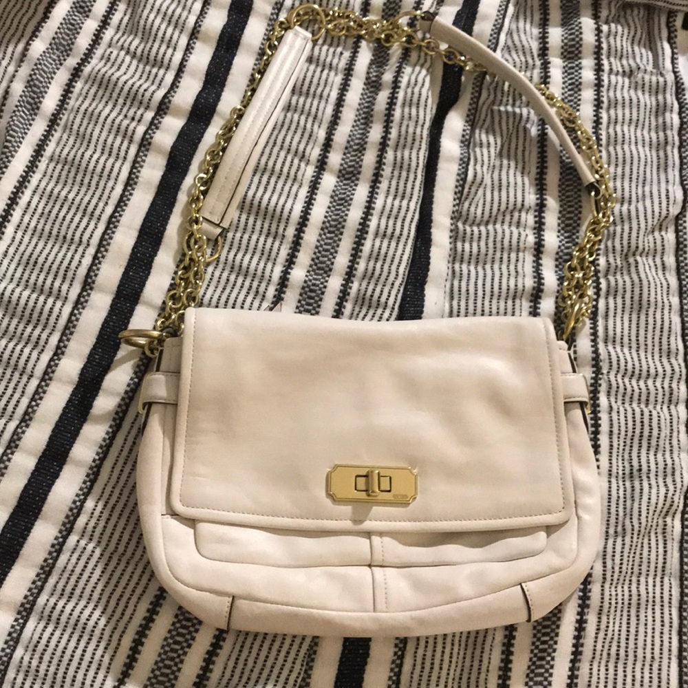 Coach Chelsea leather flap shoulder/crossbody bag